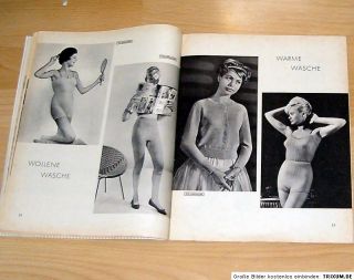 Knittax Magazin Nr. 9 September 1960 Warme Unterwäsche