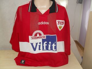 VFB Stuttgart Original Auswaerts Trikot 1996 97 Vifit Suedmilch Gr XXL
