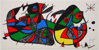 Joan Miró   Escultor   Italia   Litho   signiert   Mourlot 936