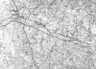 Landkarte 1798 125000 Benkheim 1914/1938 Ostpreußen