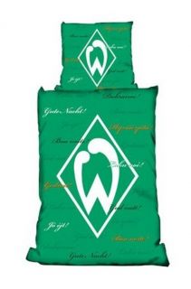 SV Werder Bremen Bettwäsche Linon Gute Nacht