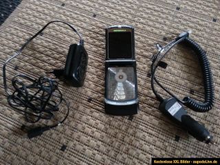 Motorola RAZR V3 Special Edition   Schwarz (Ohne Simlock) Handy