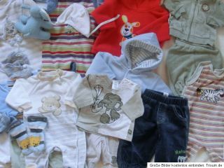 72Tlg.Junge Kleidung Paket@ Baby Erstausstattung Paket Gr.50, 56, 62