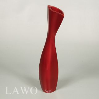 LAWO Lack Design Vase IVAN bordeaux rot Modern Deko Blumenvase