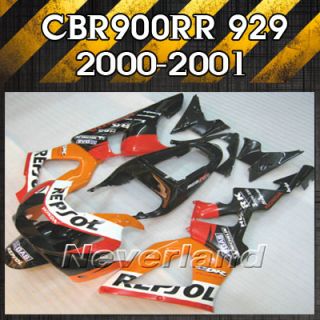  FAIRING fuer 00 01 Honda CBR 900 RR 929 Fireblade CBR900RR 2000 2001