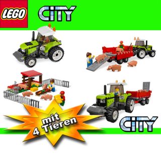 NEU LEGO CITY 7684 Ferkel   Gehege mit Traktor Pig Farm Bauernhof