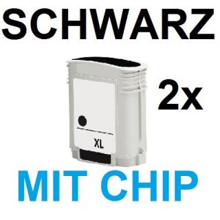 2x XXL Drucker Kartusche SCHWARZ für HP 940XL Officejet Pro 8000 8500