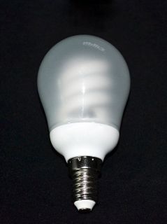 Mini Globe E14 Energiesparlampe Kugel Warmweiss Tropfenform Sparlampe