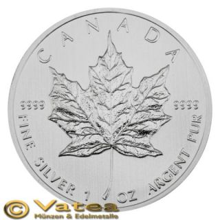 Kanada 5 CAD Maple Leaf 2012 1 Unze Oz Silber Ag NEU