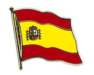 Fahne Flagge SPANIEN WAPPEN Pin Pins Anstecknadel