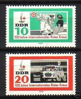 DDR Nr. 956 57 ** 100 Jahre Int. Rotes Kreuz