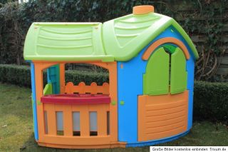 Kinderspielhaus Villa mit Anbau / Garten Spielhaus