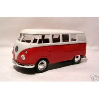 VW Bus Bulli 137 rot 1962 Modellauto Metall