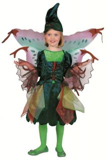WALDELFE Kostüm Mädchen Elfe Schmetterling Fee Gr. 116