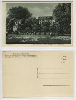 AK Dresden, Klostergasse   Alte Häuser, Elbseite 1920