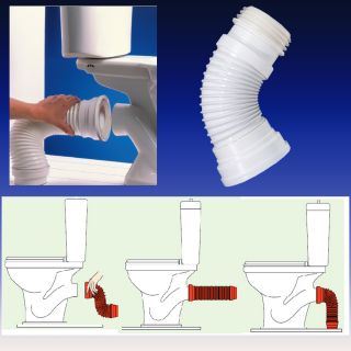 flexible WC Verbindung,3 Längen lieferbar, DER Problemlöser für den