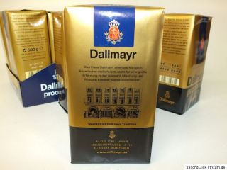 17x DALLMAYR PRODOMO KAFFEE ARABICA CAFE GEMAHLEN PACKUNGEN KONVOLUT