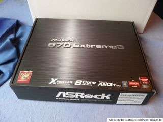 Asrock 970 Extreme3 Mainbord Sockel AM3+ für die neuen FX 8 Kern CPUs