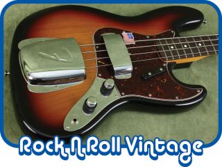 2009 Fender American 62 Reissue Jazz Bass Sunburst 62RI