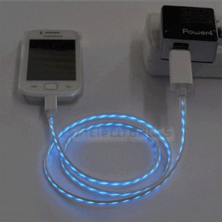 USB LED Licht Kabel Micro USB Kabel Datenkabel Ladekabel für LG