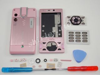 Pink Cover Sony Ericsson W995 + Original Tastatur