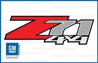 Chevy Silverado Z71 4x4 decals stickers   F (2007 2012