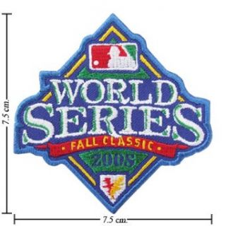 World Series Logo 2008 Emrbroidered Iron Patches Clothing