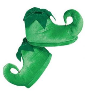  Rubies Costume Co Deluxe Elf Shoes, Green, One Size Clothing