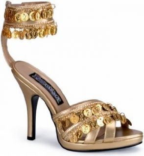 Pleaser Shoes 195971 Gold Gypsy Shoes Adult Clothing