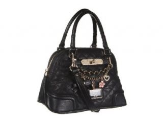 GUESS Amour Small Dome Satchel Black Shoes