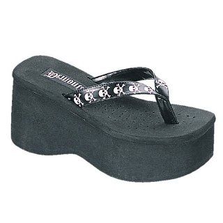 Demonia Shoes Womens FUNN 17 3 1/2 Sandal Shoes