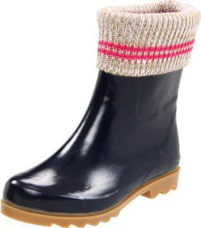  Juicy Couture Womens Manni Cuffed Boot, Navy, 10 M US Shoes