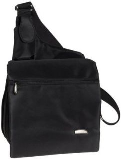 Travelon Large Messenger Style Shoulder Bag, Black, One