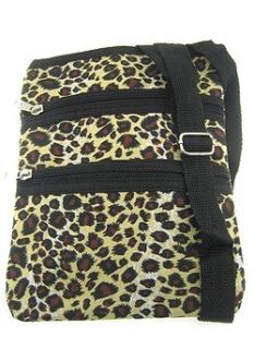  Small Hipster Cross Body Bag Purse Leopard Print Print Shoes