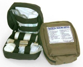 First Aid Tactical Trauma Kit   Black