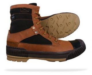Raw Sherpa Marker Mix Mens Winter / Snow Boots   Brown : Black: Shoes