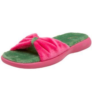 Penelope Washable Spa Slide,Pink/Green,Small (US Womens 7 8 M) Shoes