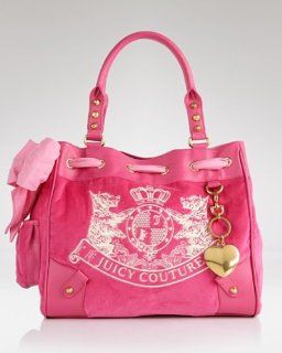 Couture Velour New Scottie Embroidery Daydreamer Bag Purse Tote: Shoes
