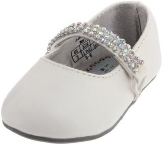 Baby Sugar Ballet Flat (Infant/Toddler),White,6 M US Toddler Shoes