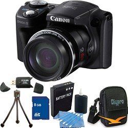Canon PowerShot SX500 IS 16.0 MP Digital Camera with 30x