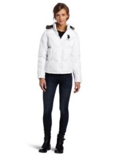 US Polo Assn. Juniors Hooded Jacket With Faux Fur Trim