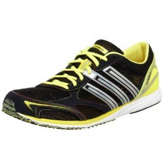 adidas Mens Adizero Pro Running Shoe,Black/Silver/Yellow,4.5 M Shoes