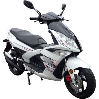 Scooter DRAFT 50cc 2 Temps blanc   Achat / Vente SCOOTER Scooter DRAFT