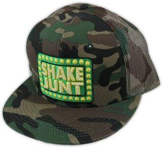 Shake Junt Box Logo Trucker Adjustable Hat (Camo): Sports