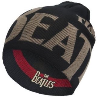 The Beatles   Logo Reversible Beanie Clothing