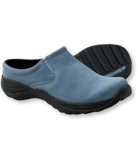 L.L.Bean Womens Comfort Mocs Slides, Suede Shoes