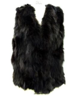 25 Sculptured Fox Fur Vest Made in USA: Clothing