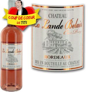 Château Lalande Belair Bordeaux Rosé 2011   Achat / Vente VIN ROSE