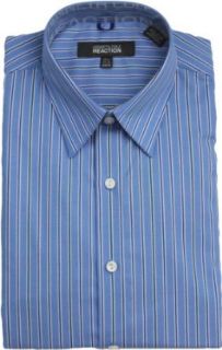 Kenneth Cole Reaction Slim Fit Striped Dress Shirt (17.5