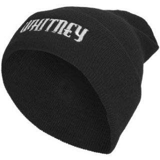 Whitney Houston   Block Letters   Knit Hat Clothing